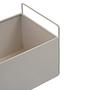 Ascher Wand-Pflanzenkasten Grau Natur
 1