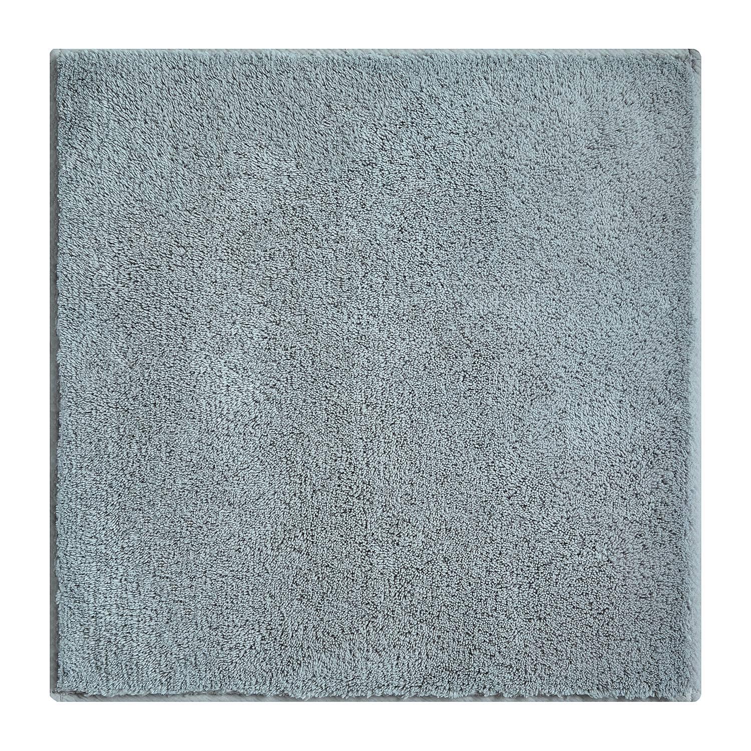 Marla Bath Mat Woven Fabric Dove Grey 60x60cm 0