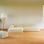 Pyllow Sofa Ecksofa Récamiere Links Kunstleder Cremeweiß 5