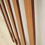 Teak wall coat rack 1970s 8