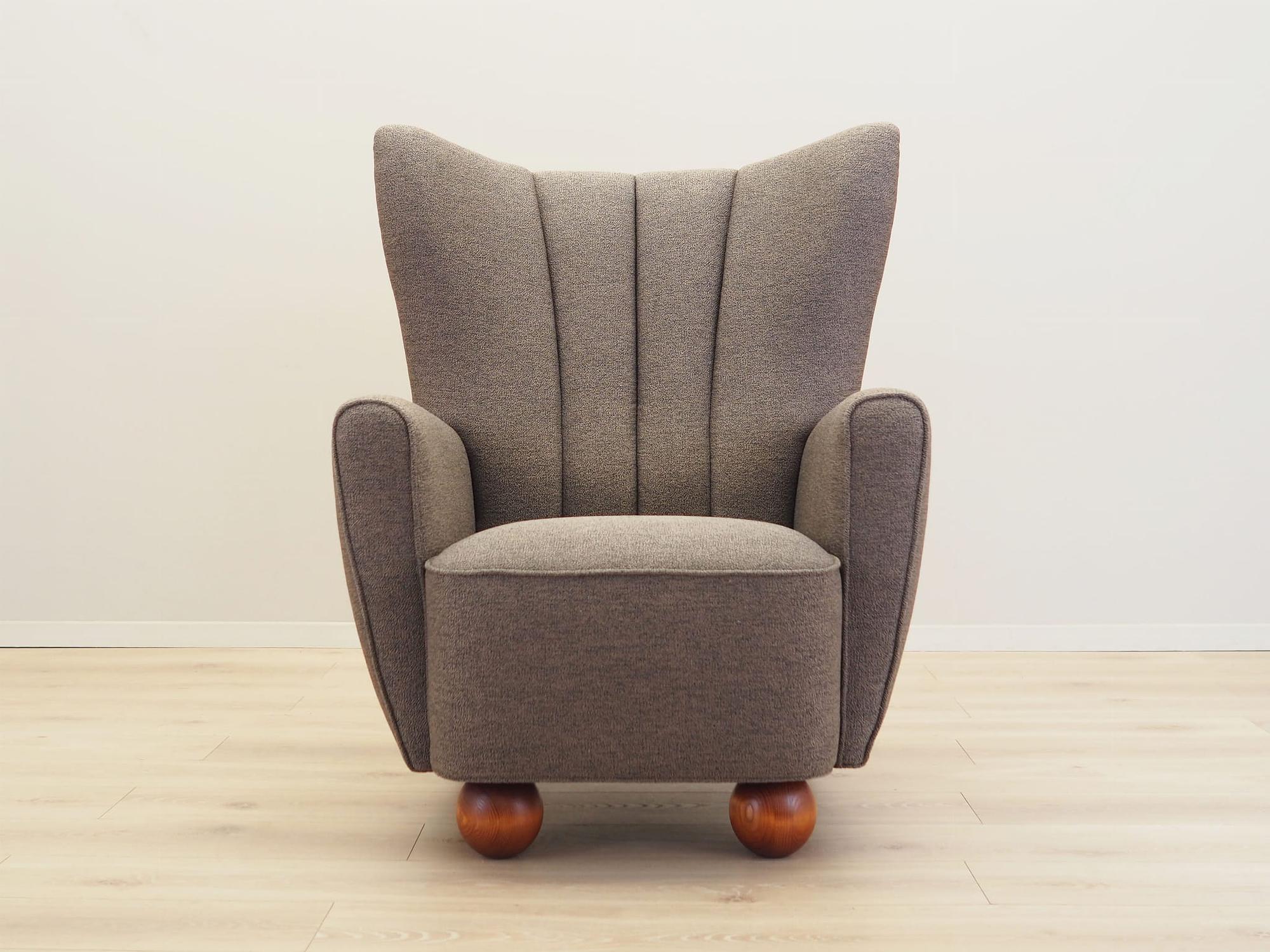Armchair Textile Brown 2