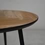 Runder Fishbone Beistelltisch ø60cm 3
