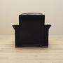 Armchair Faux Leather Black 1980s 7