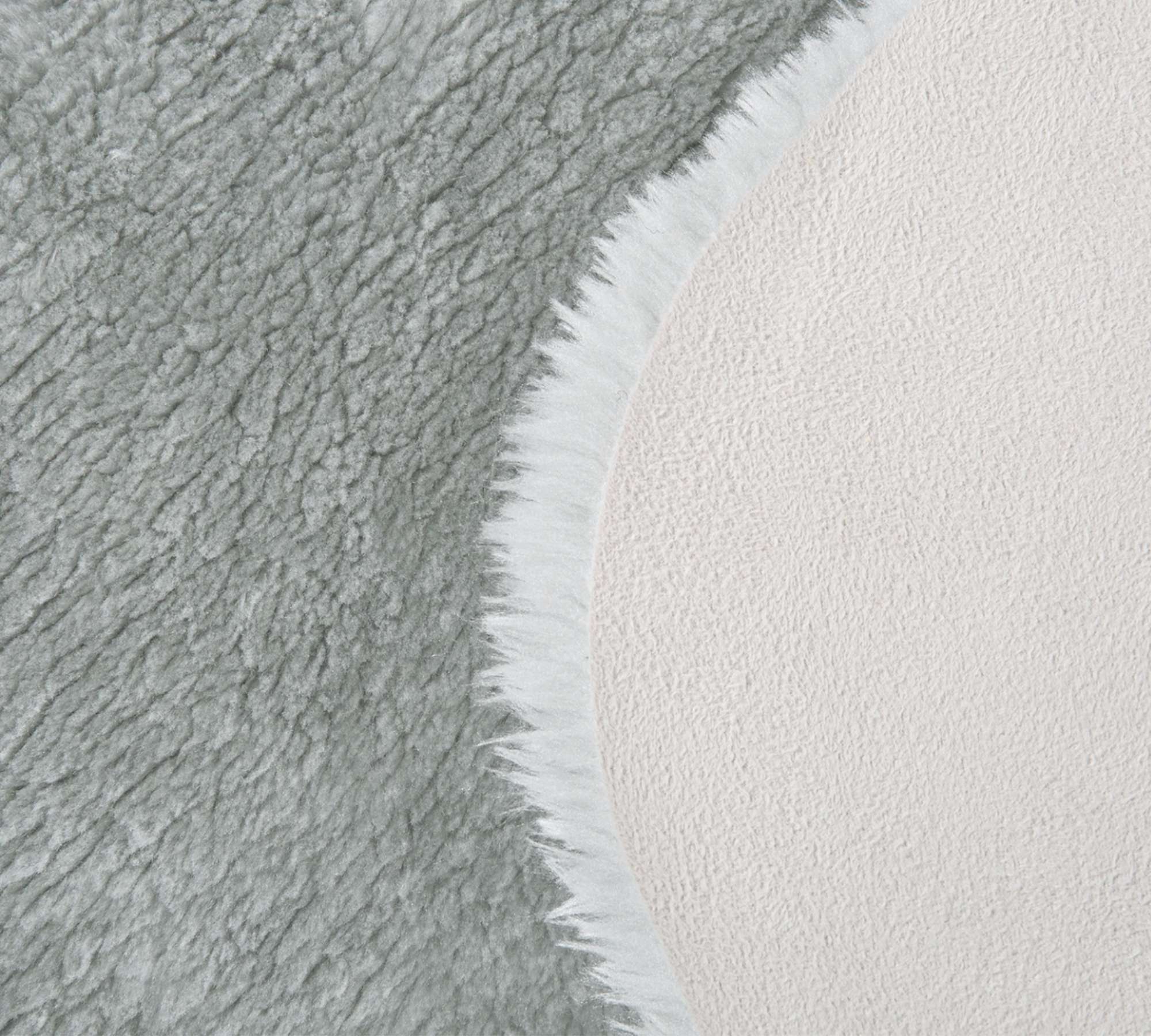 Teppich Kunstfaser Grau 80 x 150 cm 3