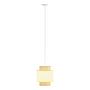 1-Flaming Raffia Pendant Lamp Linen Rattan 3