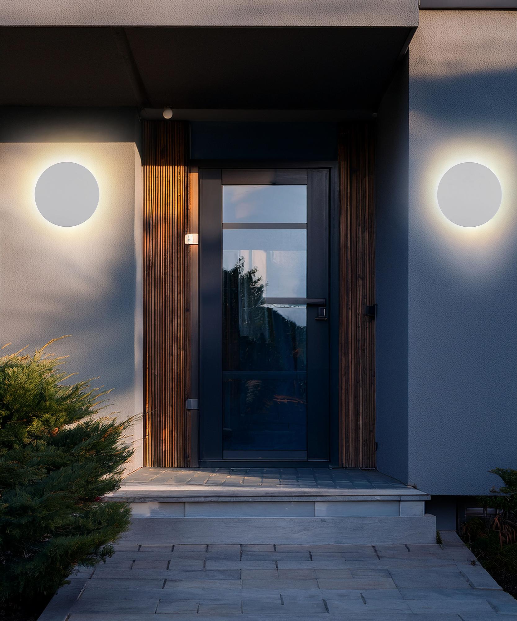 1-Flammig Lamont LED-Wandleuchte Acrylglas Weiß 2