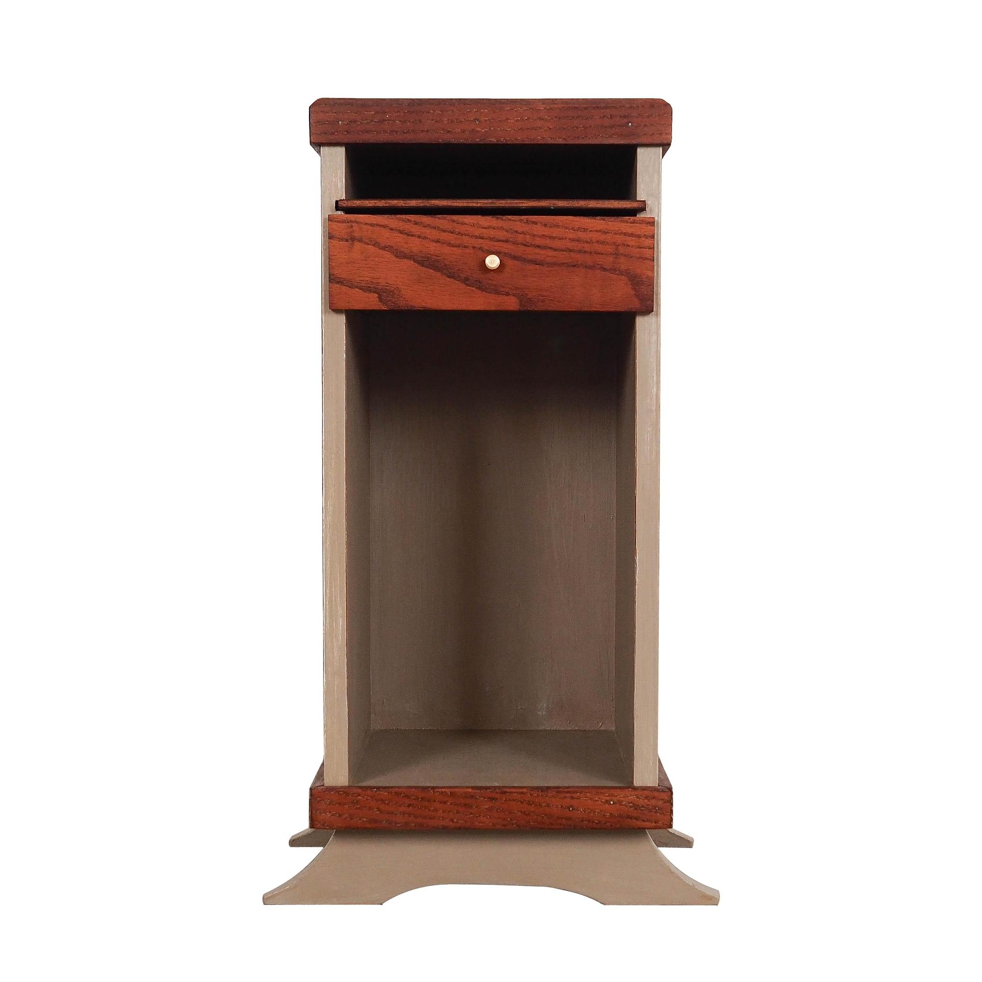 Eichenschrank Braun 1960er Jahre 0