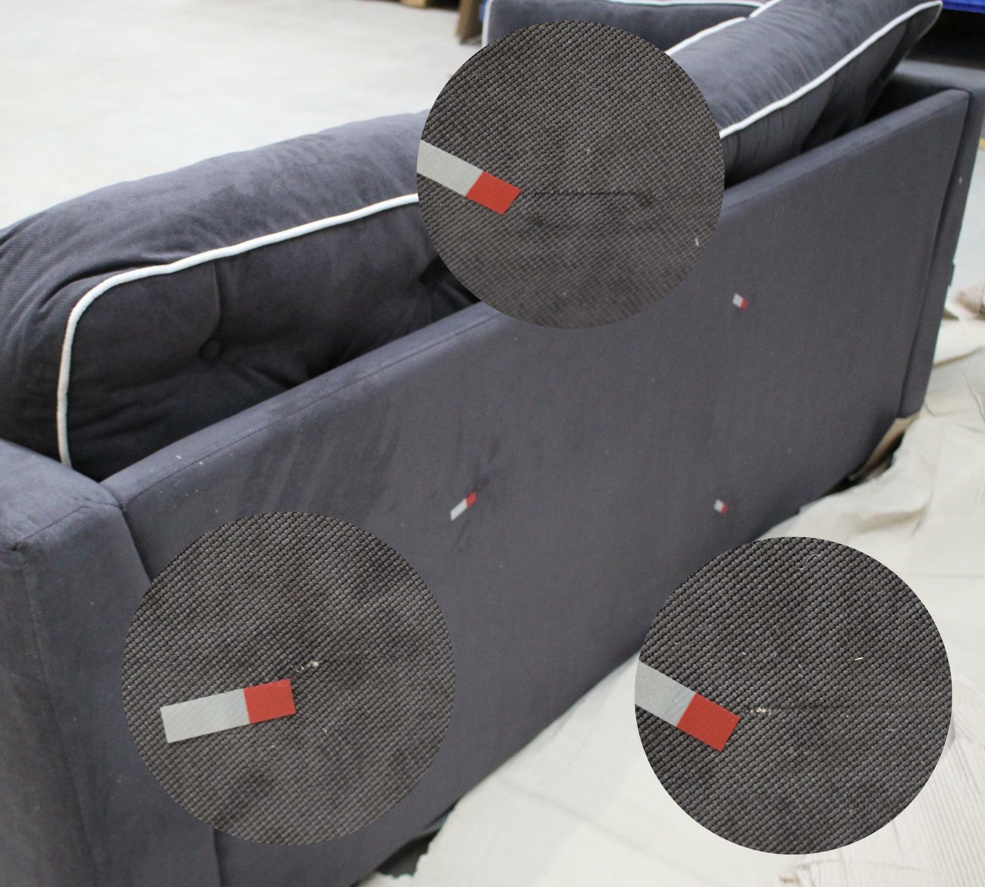 Abgestepptes Sofa 2-Sitzer mit Kontrast Paspelierung 7