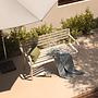Gartenbank Sophy Stahl Beige 3
