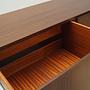 Vintage dresser mahogany brown 1970s 11
