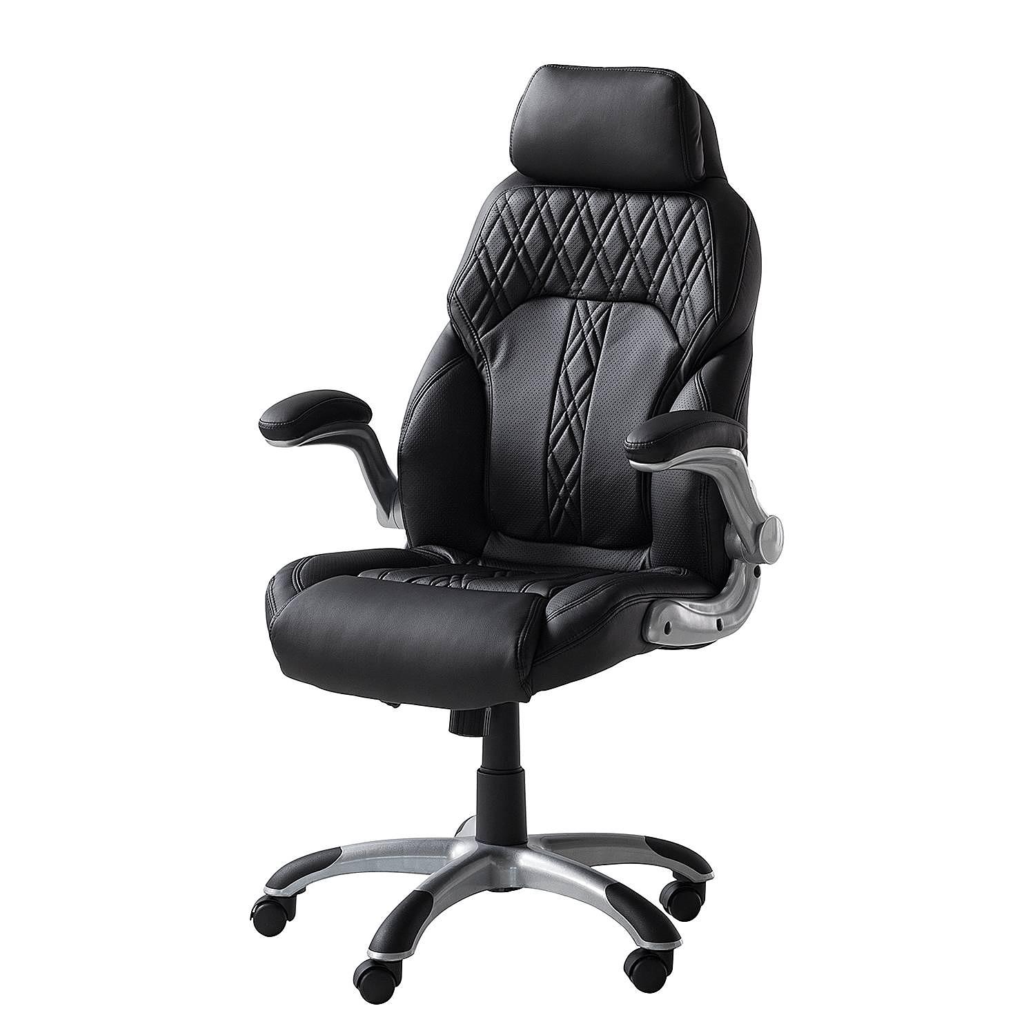 Executive Chair Baylor Faux Leather Plastic Black 0