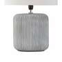 Table lamp 1-light Textile Ceramic Grey 4