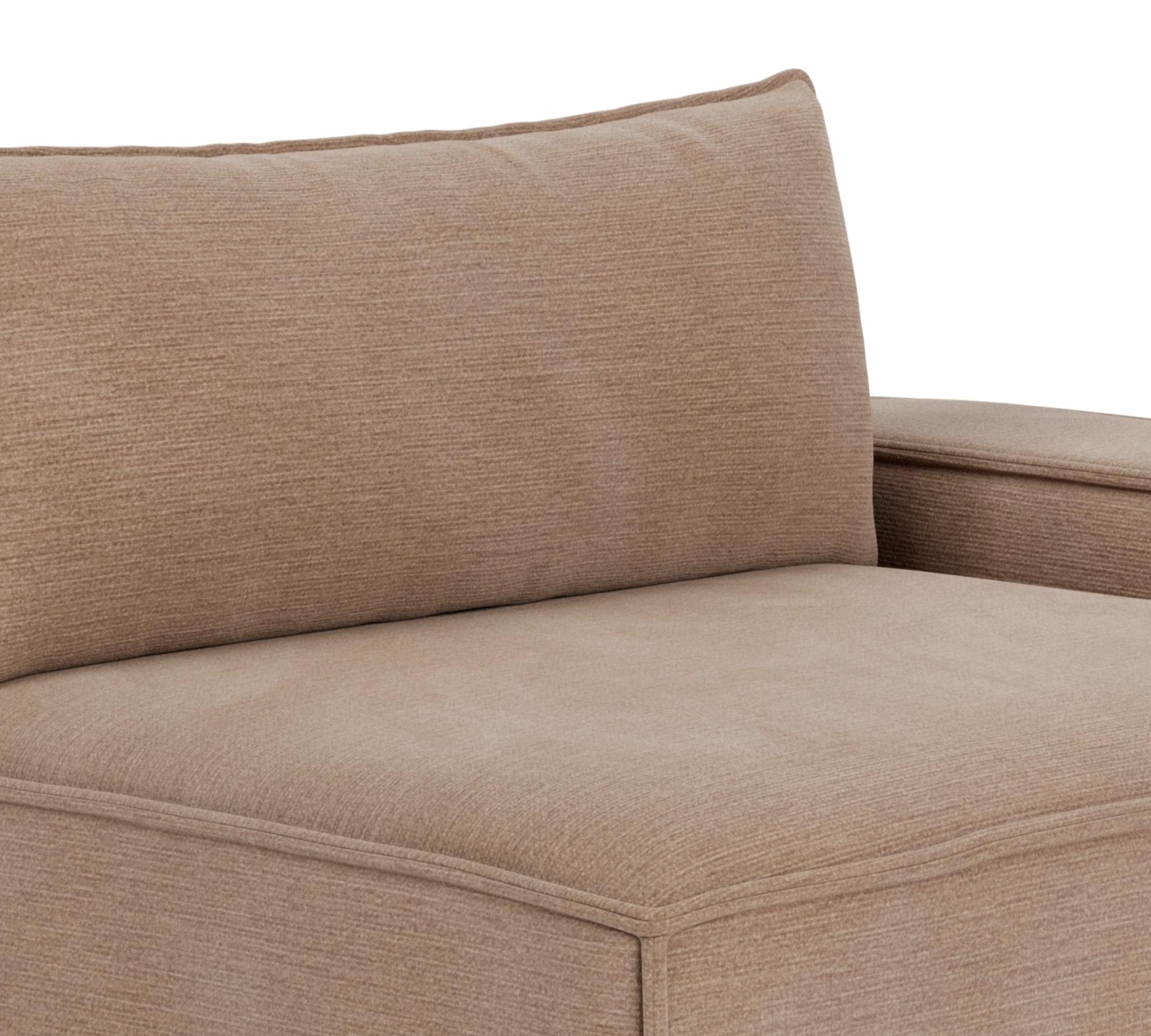 Daphne 1-Sitzer Modul Rechts Aulla Caramel 7