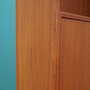 Vintage bookshelf Teak brown 1960s 9