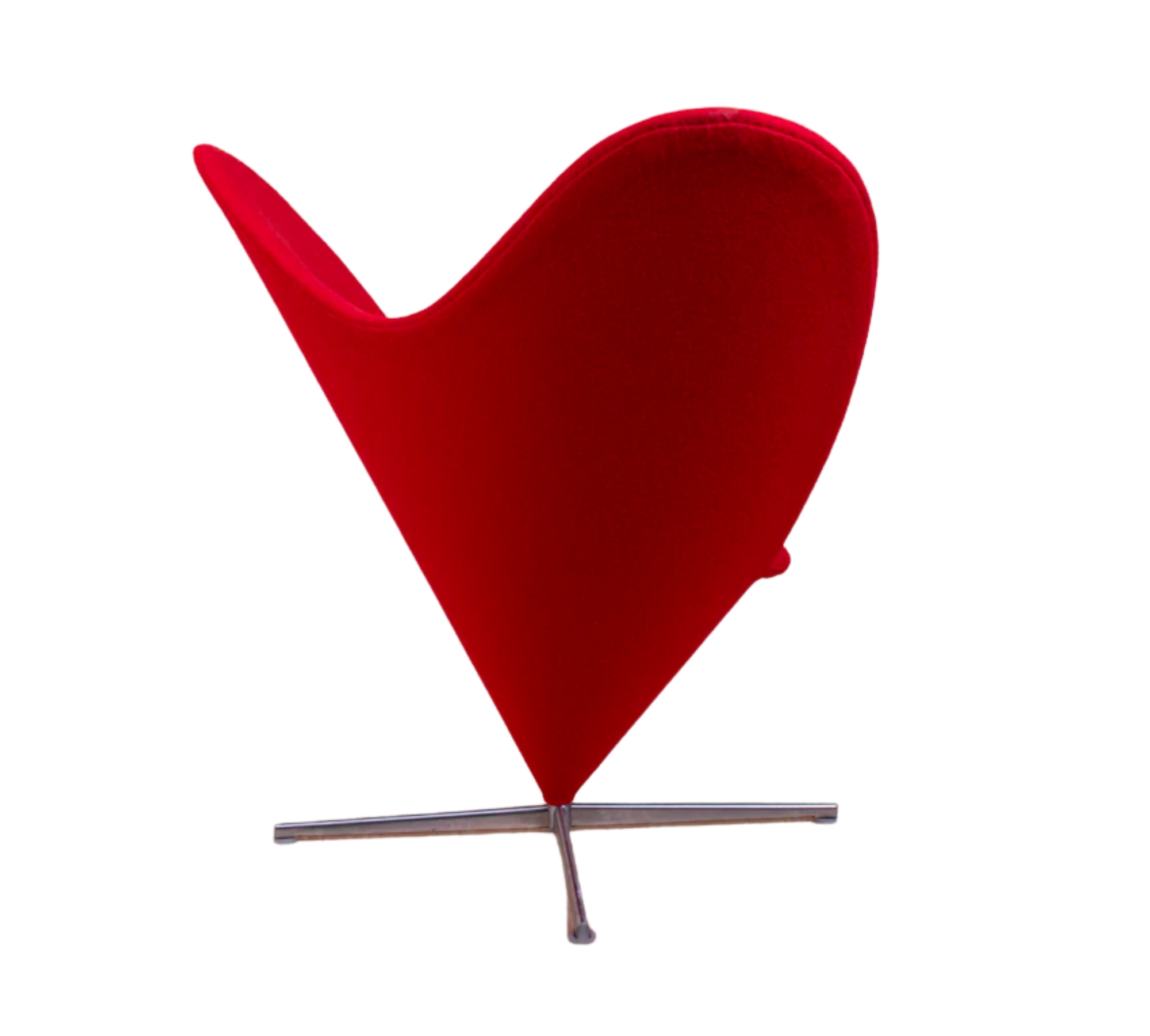 Heart Cone Chair von Verner Panton Rot 4
