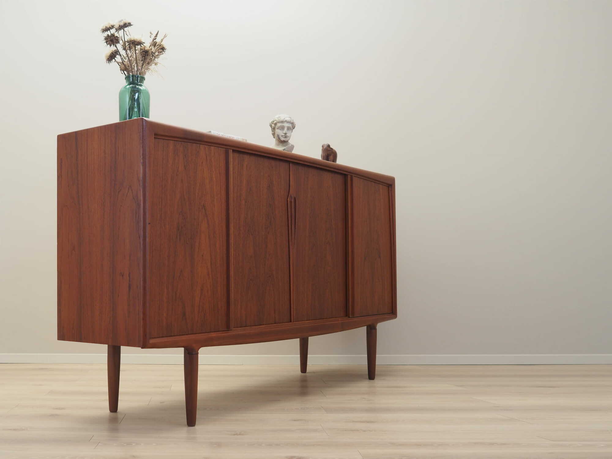Vintage sideboard teak brown 1960s 6