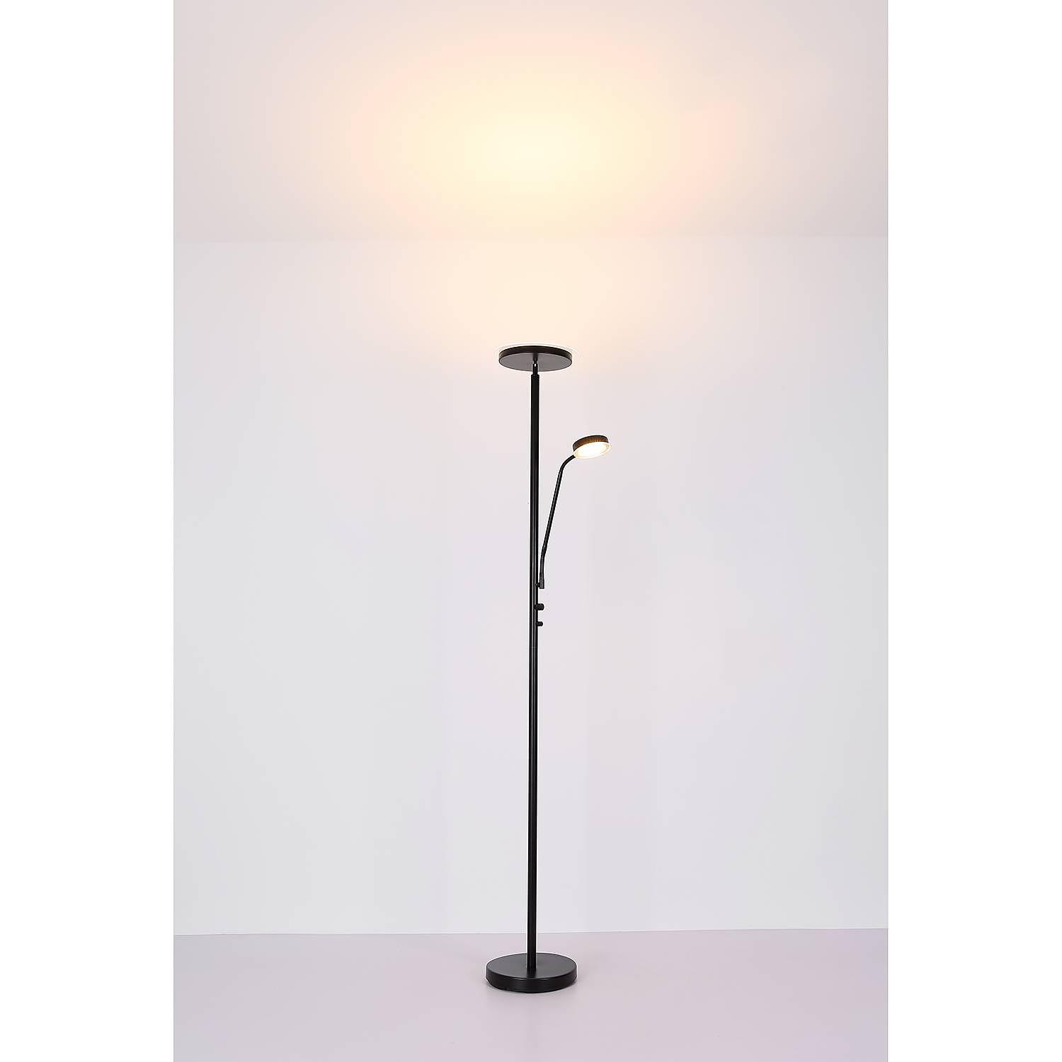 1-Light Ernst LED Floor Lamp Opal Glass Iron 4