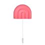 Regenbogen Wandlampe Silikon Pink 0