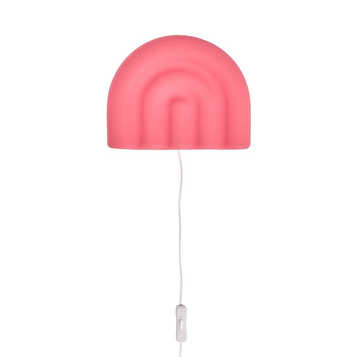 Regenbogen Wandlampe Silikon Pink 0