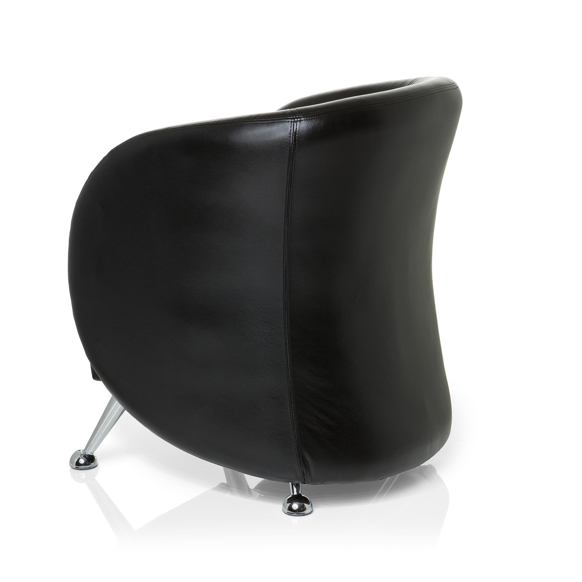 ST. LUCIA Office Chair Faux Leather Black 6