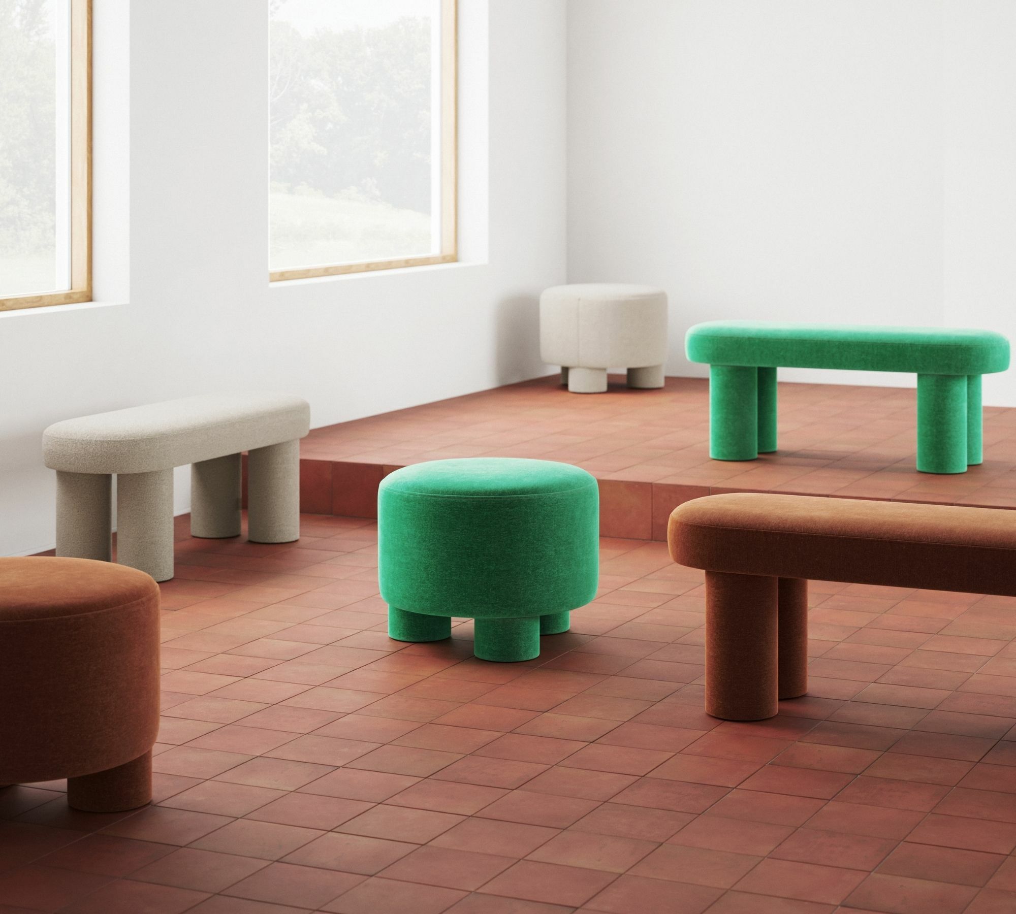 Charlie Sitzbank Moss Rust 4