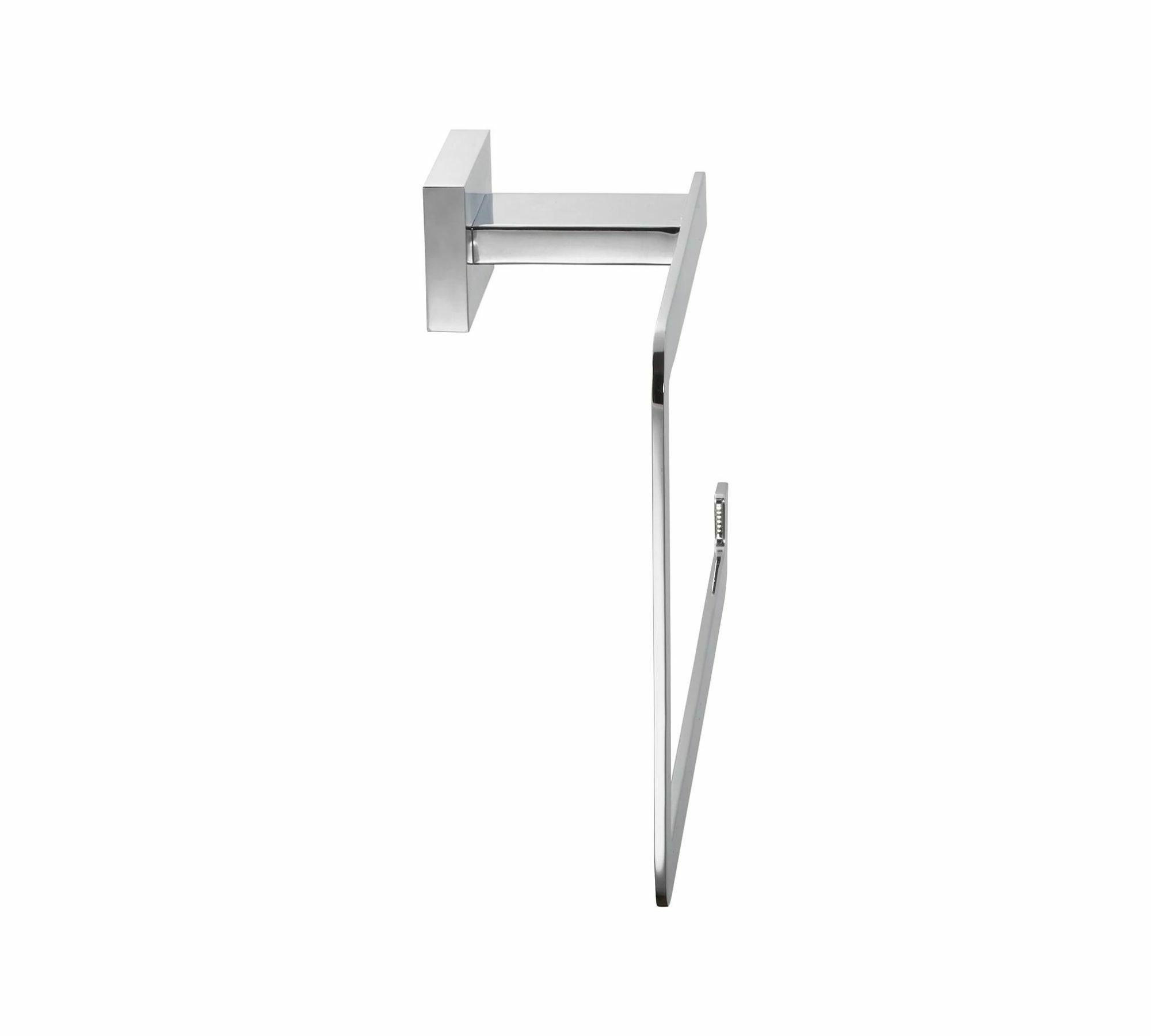 Towel rack metal silver 2