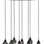 Pendant light smoked glass grey 1