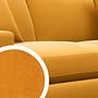 Valen XL Sofa Solemio Senfgelb 88 6