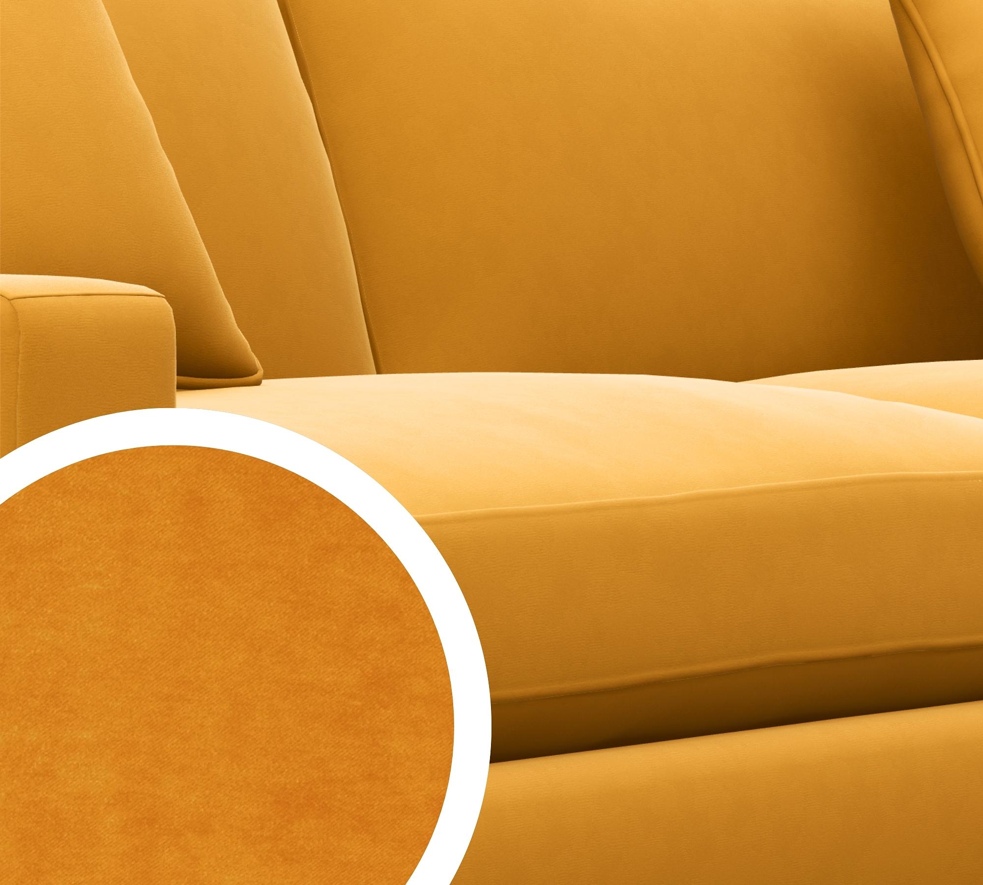 Valen XL Sofa Solemio Senfgelb 88 6