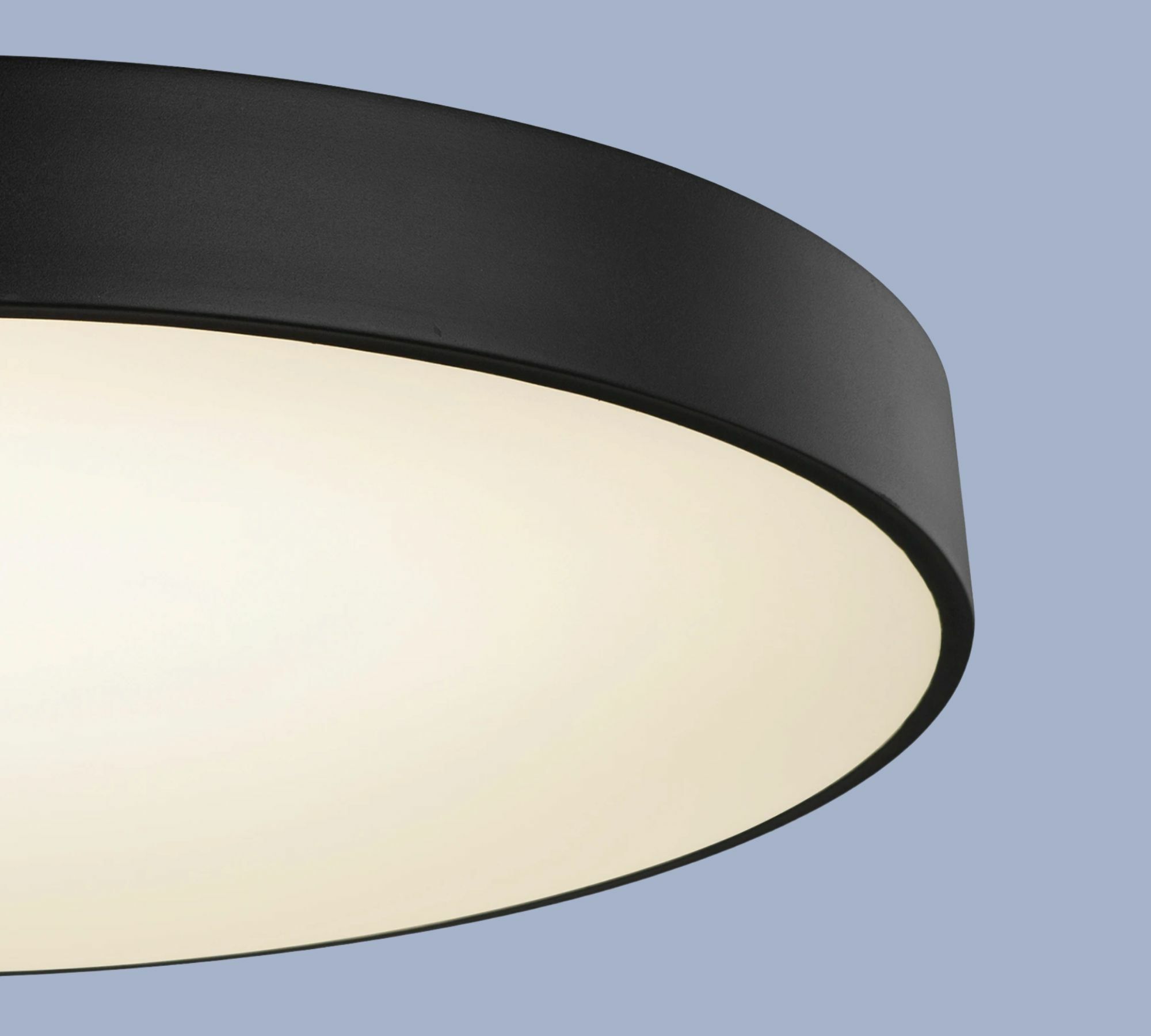 1-Flammige LED Deckenleuchte Eisen Schwarz 5