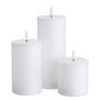 Nordic Light LED-Candles Set of 3 Wax White 1