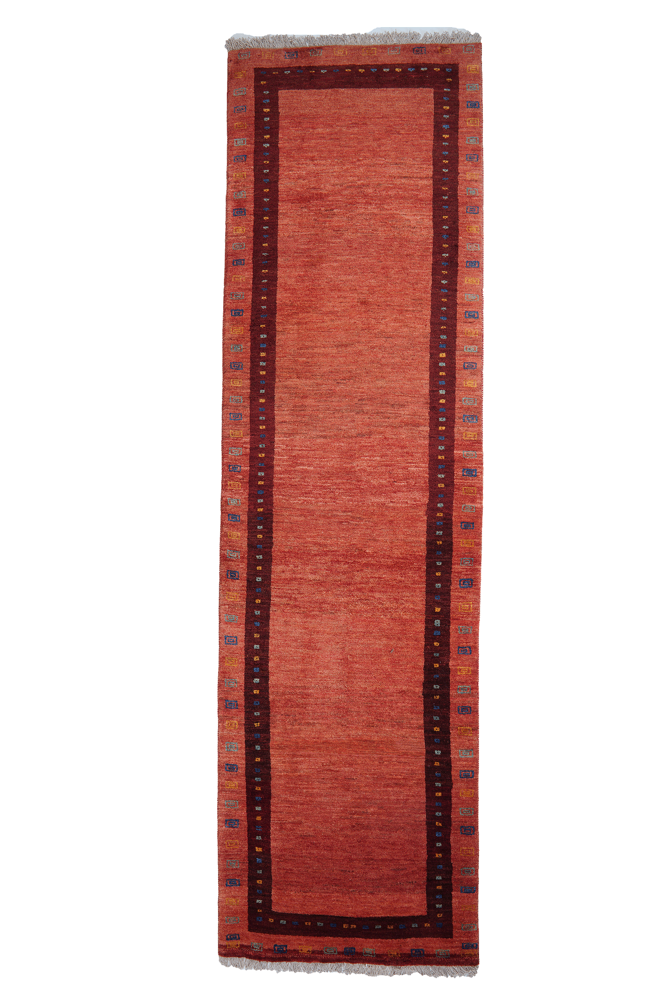 Gabbeh Teppich Wolle Rot 0