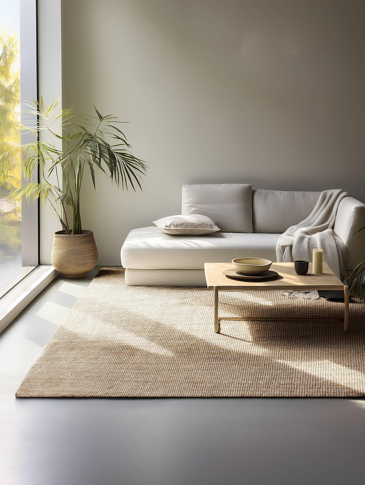 Jute rug Jaipur Gold 80x150cm 2