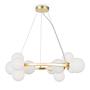 Pendelleuchte Dallas Typ I Milchglas Gold 3