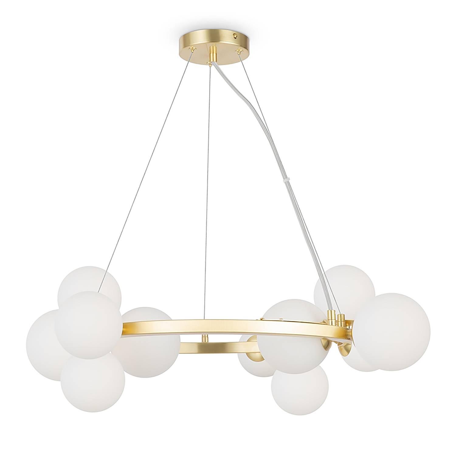 Pendelleuchte Dallas Typ I Milchglas Gold 3