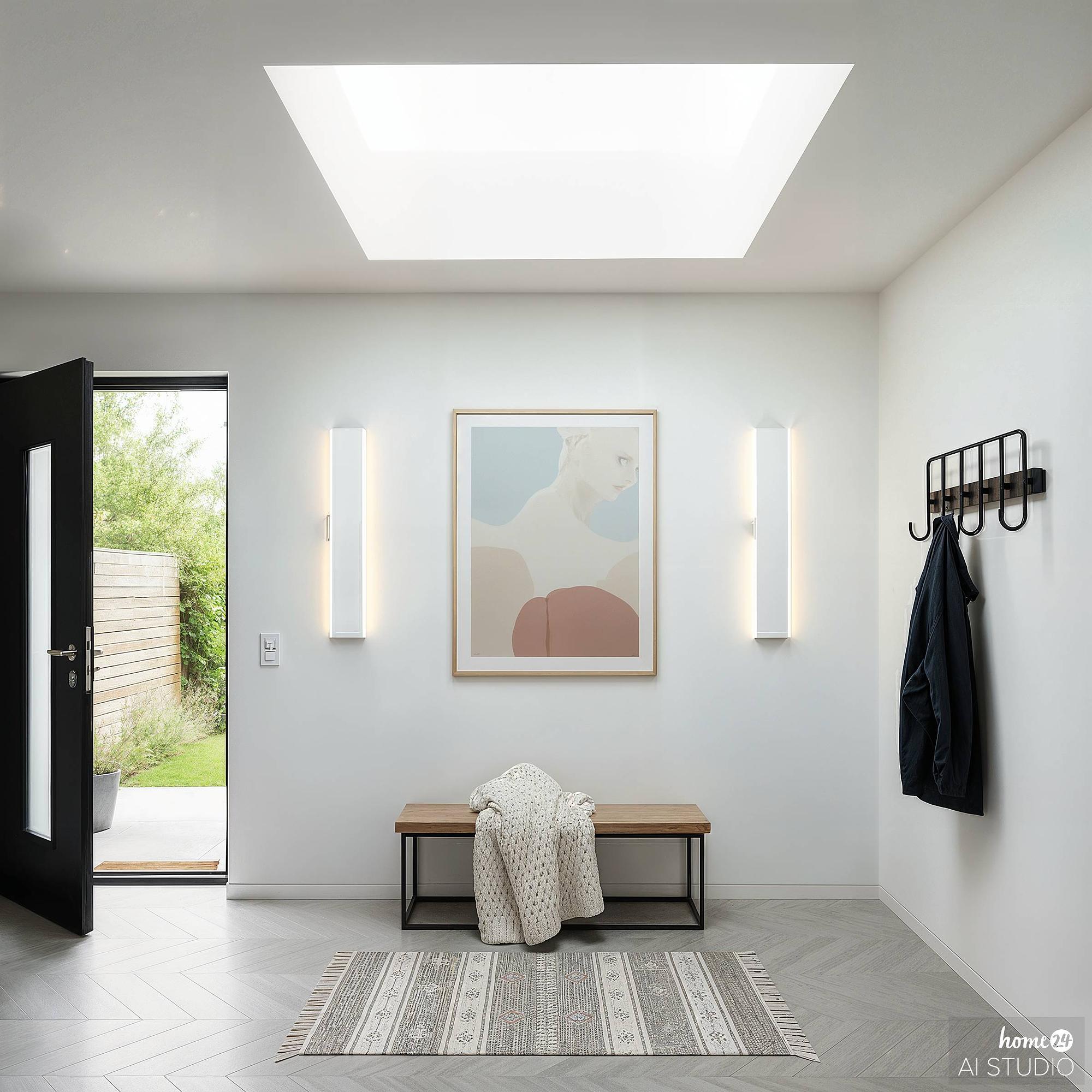 Krim Rechargeable Wall Lamp Dimmable incl. Remote Control White 2