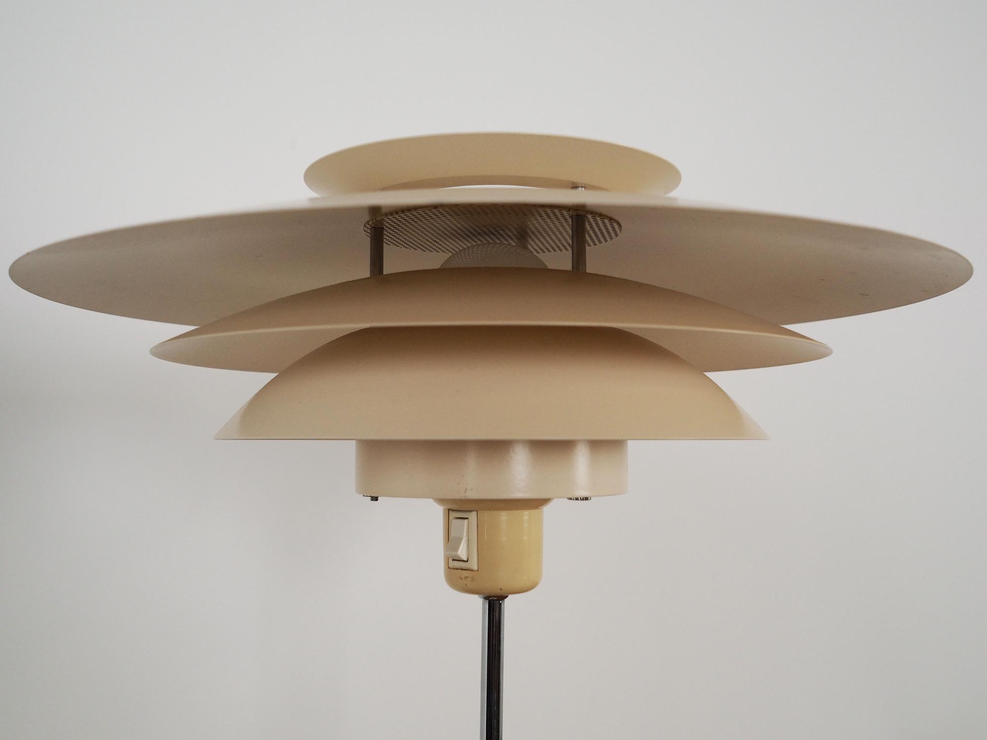 Tischlampe Metall 1970er Jahre 8