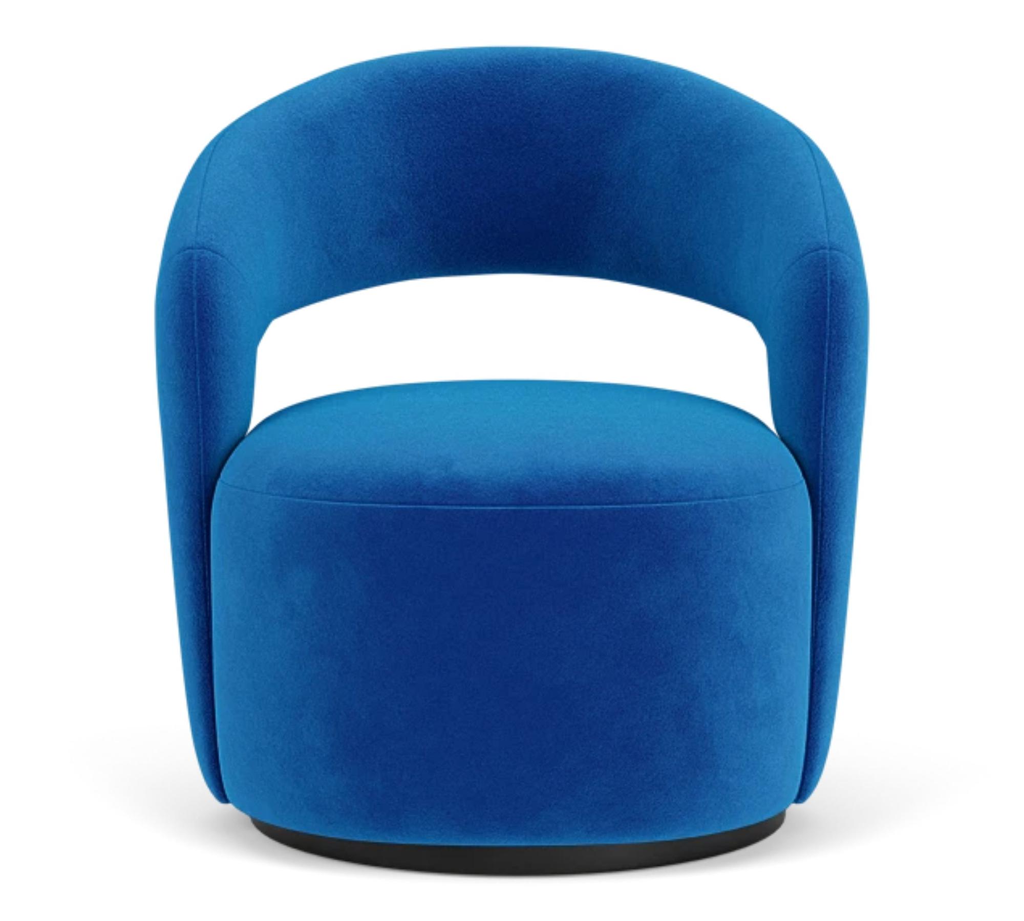 Judi Sessel Velour Lux Blue 2