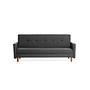 Hiko Sofa bed 3-seater Dark grey 0