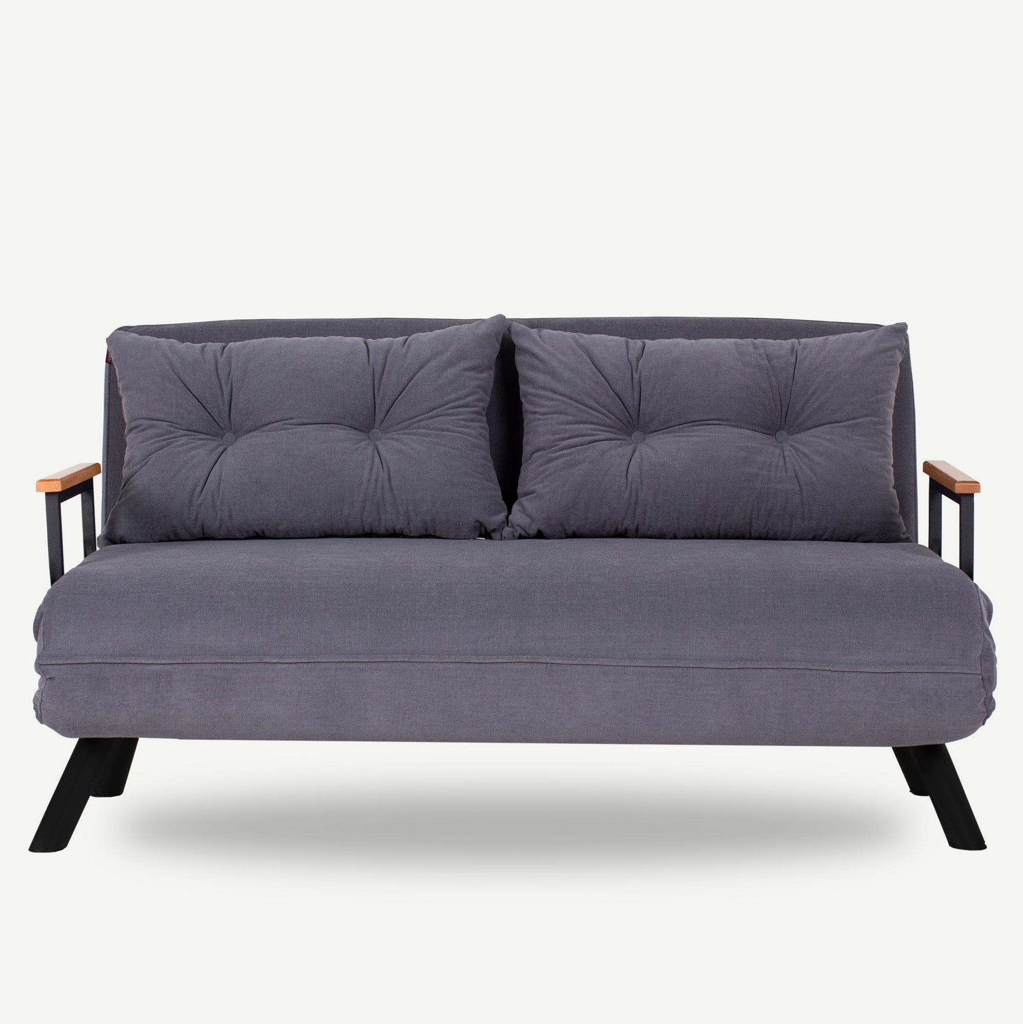 Sando Schlafsofa 2-Sitzer Grau 4