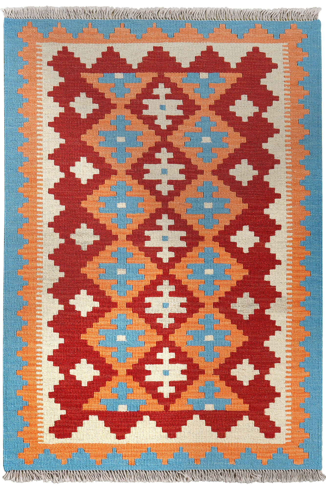 Kilim Gashgai Teppich Mehrfarbig 0