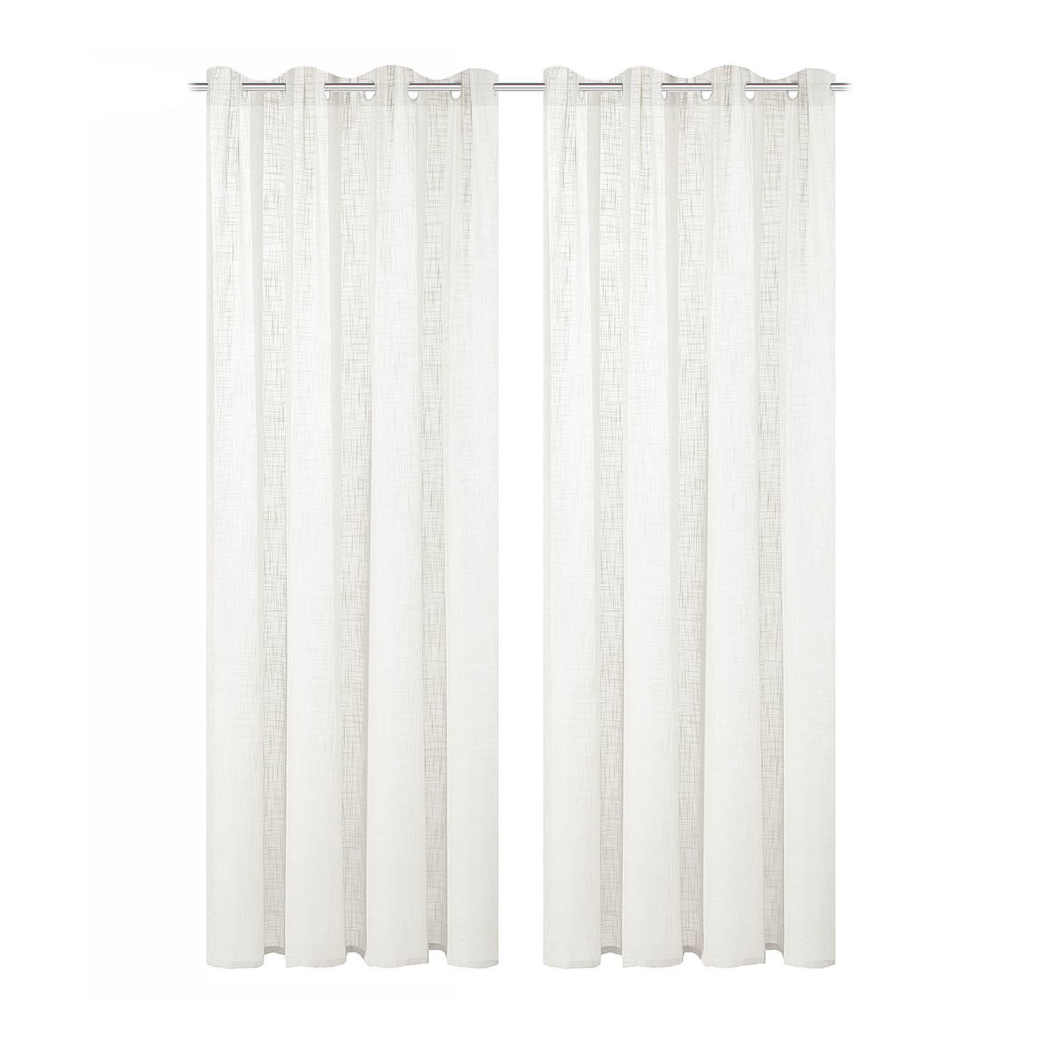 Ösenschal Softy 2er-Set Polyester Wollweiß 140 x 160 cm 0