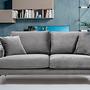 Papira 2-seater sofa grey 1