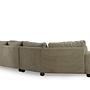 River 4-seater corner sofa left green 6