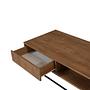 Coffee table wood veneer black 5