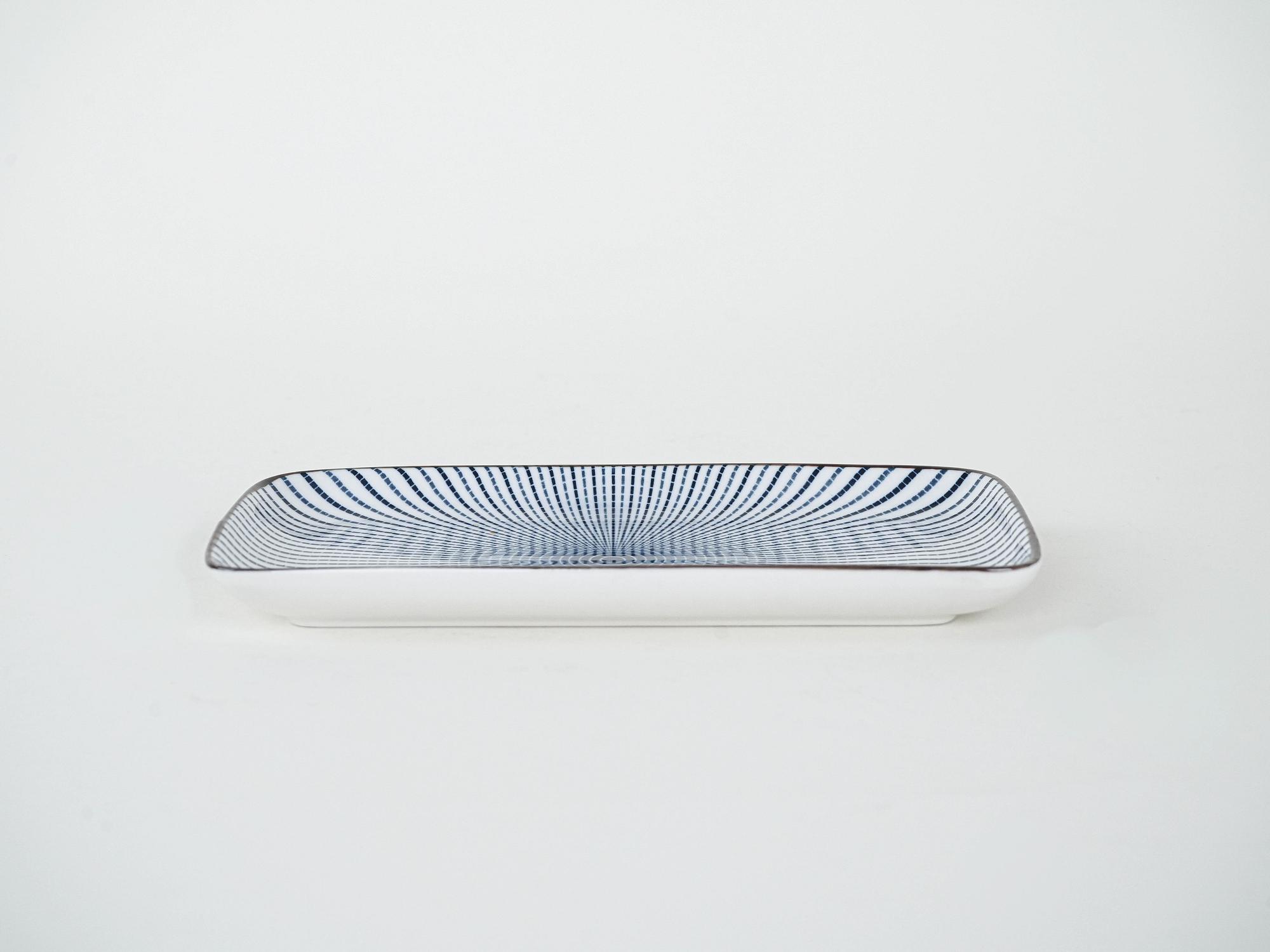 Porcelain plate Light blue 1970s 2