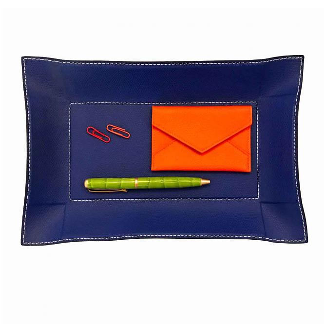 Jack Ablage Leder Ultramarin 1