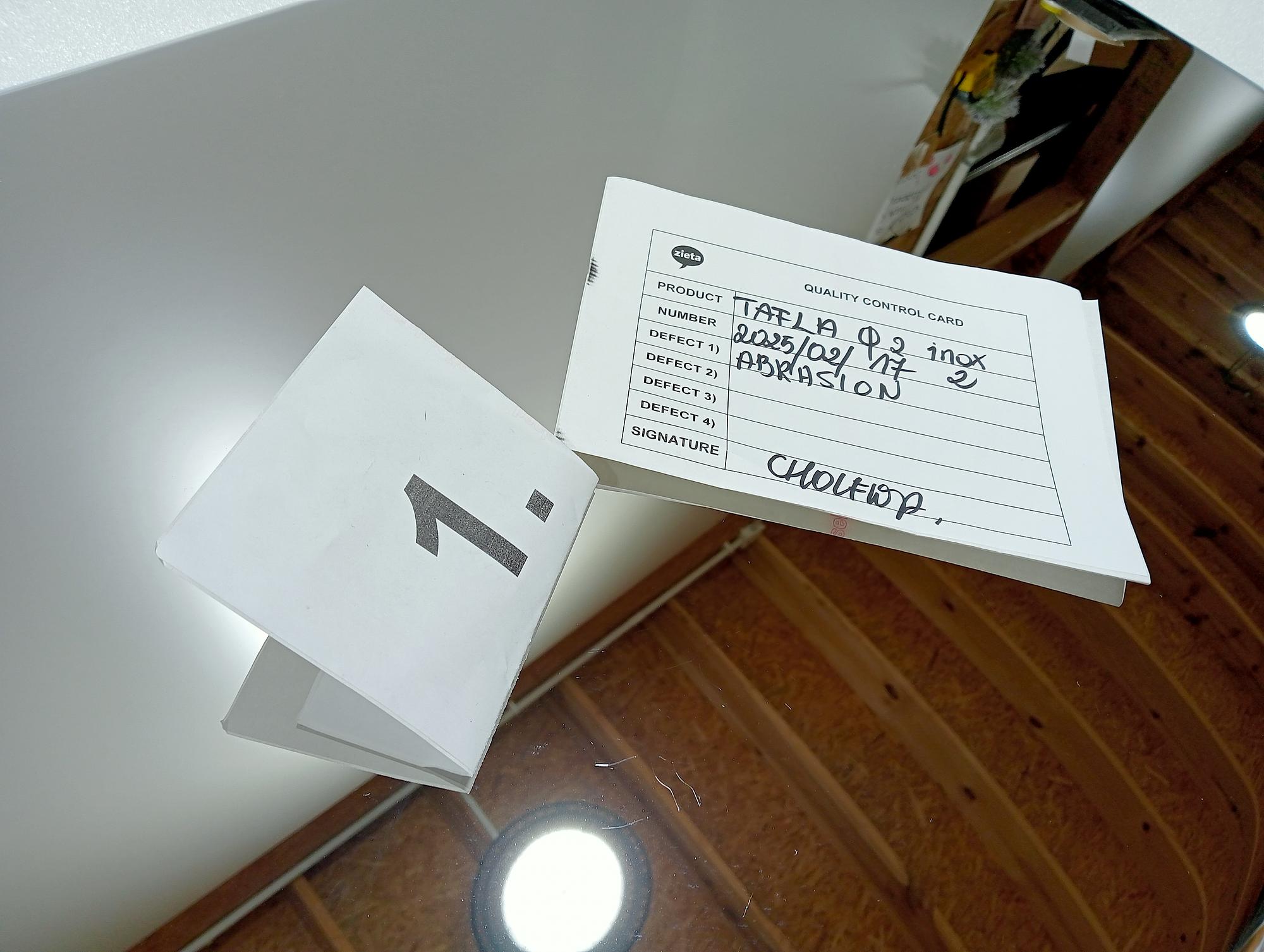 Table Mirror Q2 Stainless Steel Inox Polished Silver 3