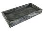 Marble tray rectangular dark grey 1