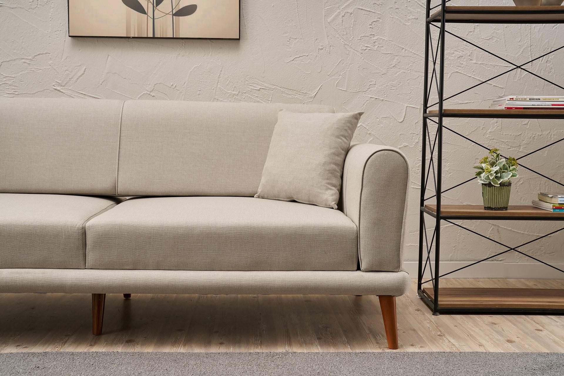 Seren Sofa 3-Sitzer Creme 4